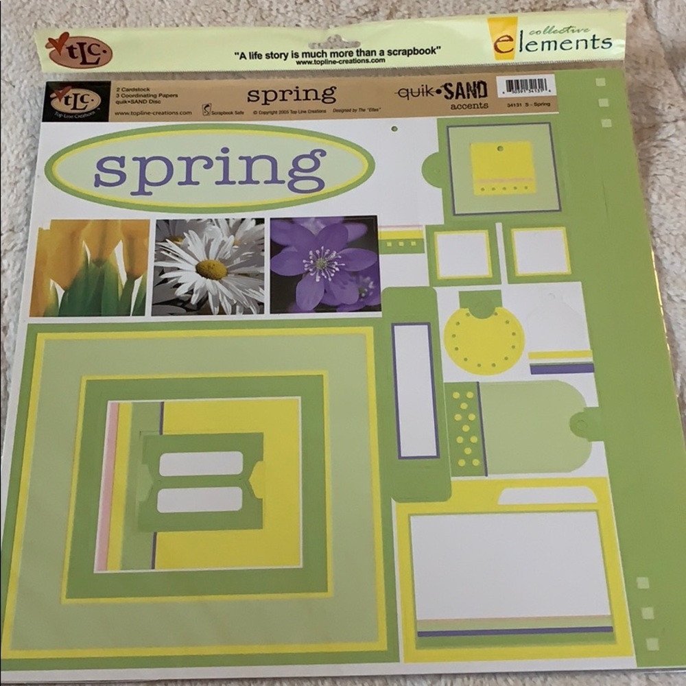 New scrapbooking lot 3 pc album & paper accents Heidi Swapp - Picture 4 of 8